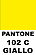 PANTONE 102 C GIALLO