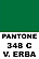 PANTONE 348 C VERDE ERBA