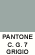 PANTONE Cool Grey 7 GRIGIO
